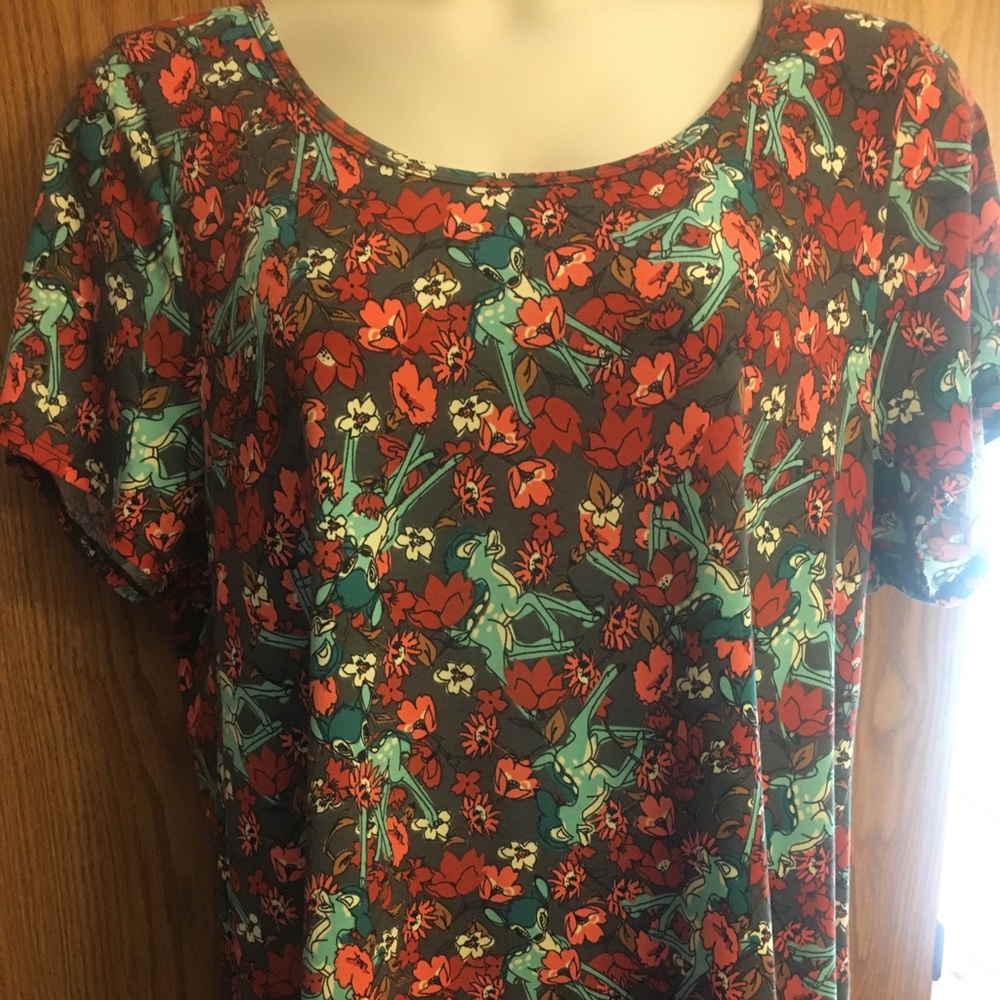 Lularoe for Disney Bambi classic T 3X NWOT